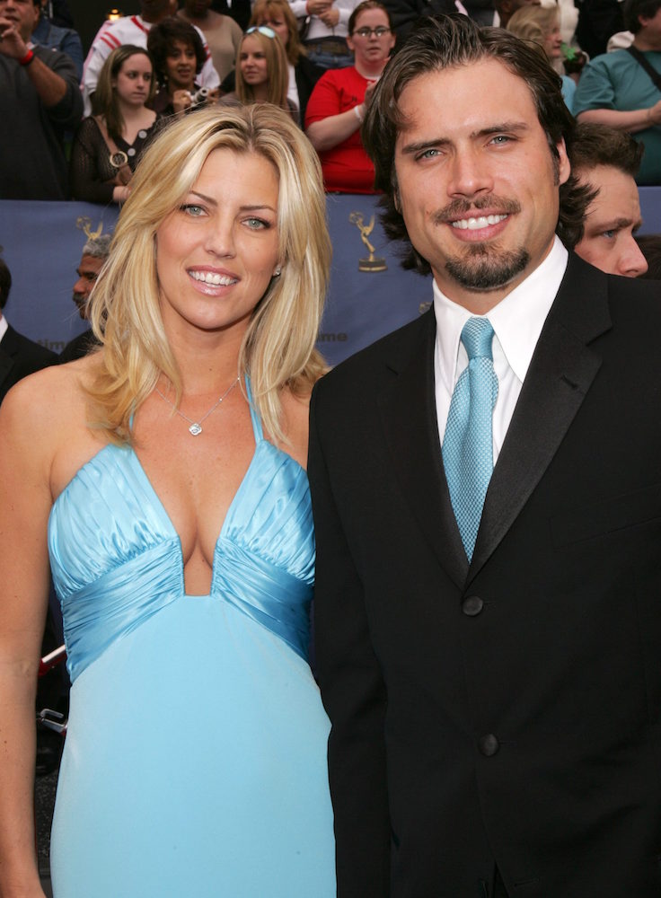 Joshua with his wife, Tobe in Daytime Emmy Awards red carpet