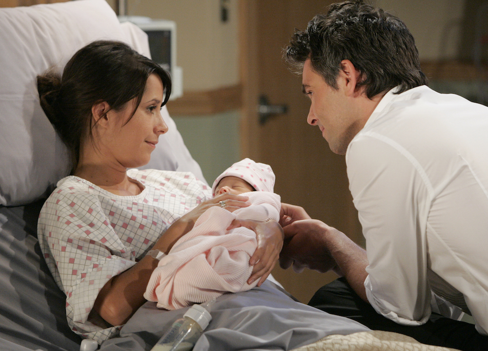 General Hospital Robin and Patrick and Baby Emma