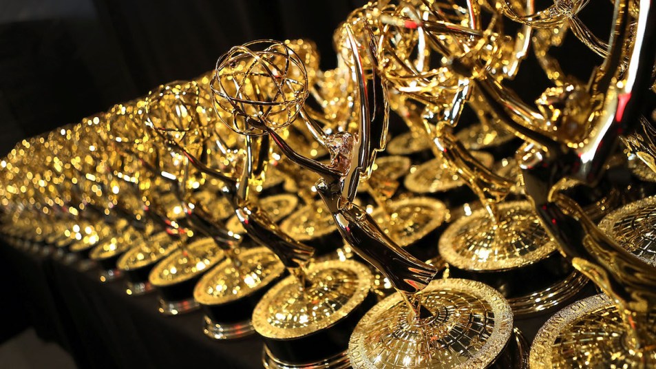 Emmy Award trophies