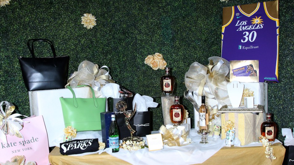 Daytime Emmy Gift Table