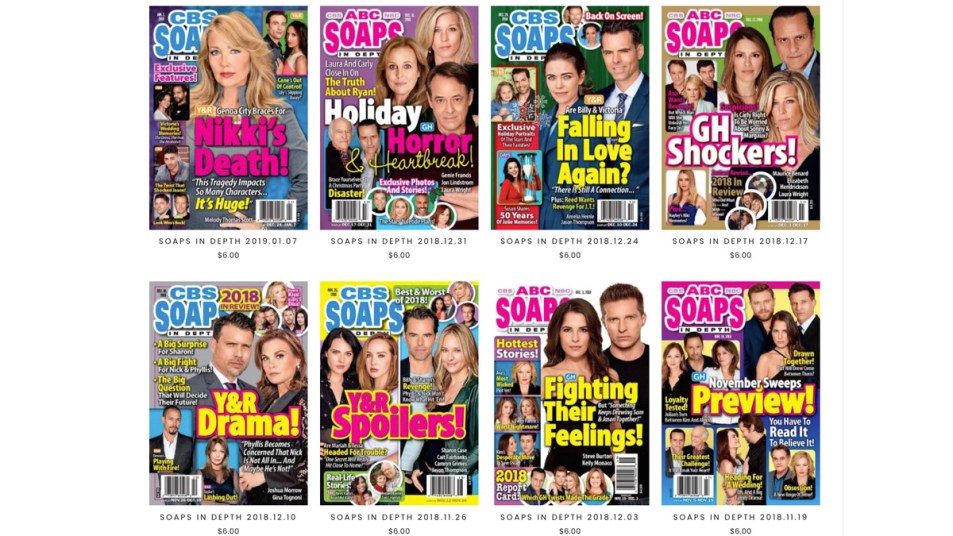 Soaps In Depth back issues