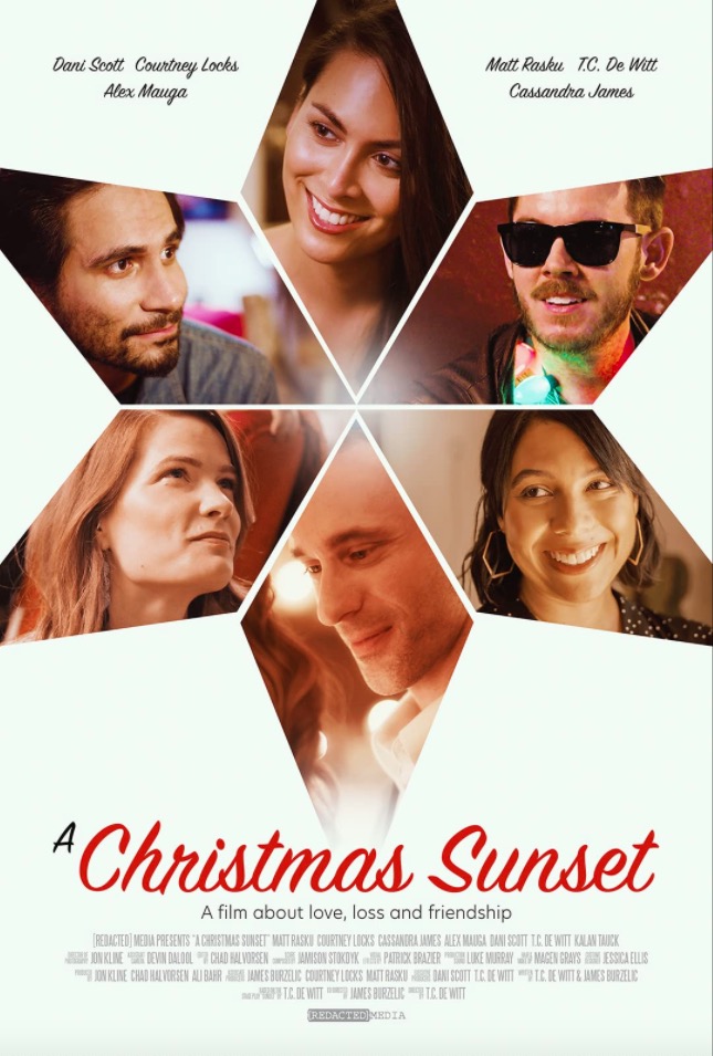 A Christmas Sunset poster