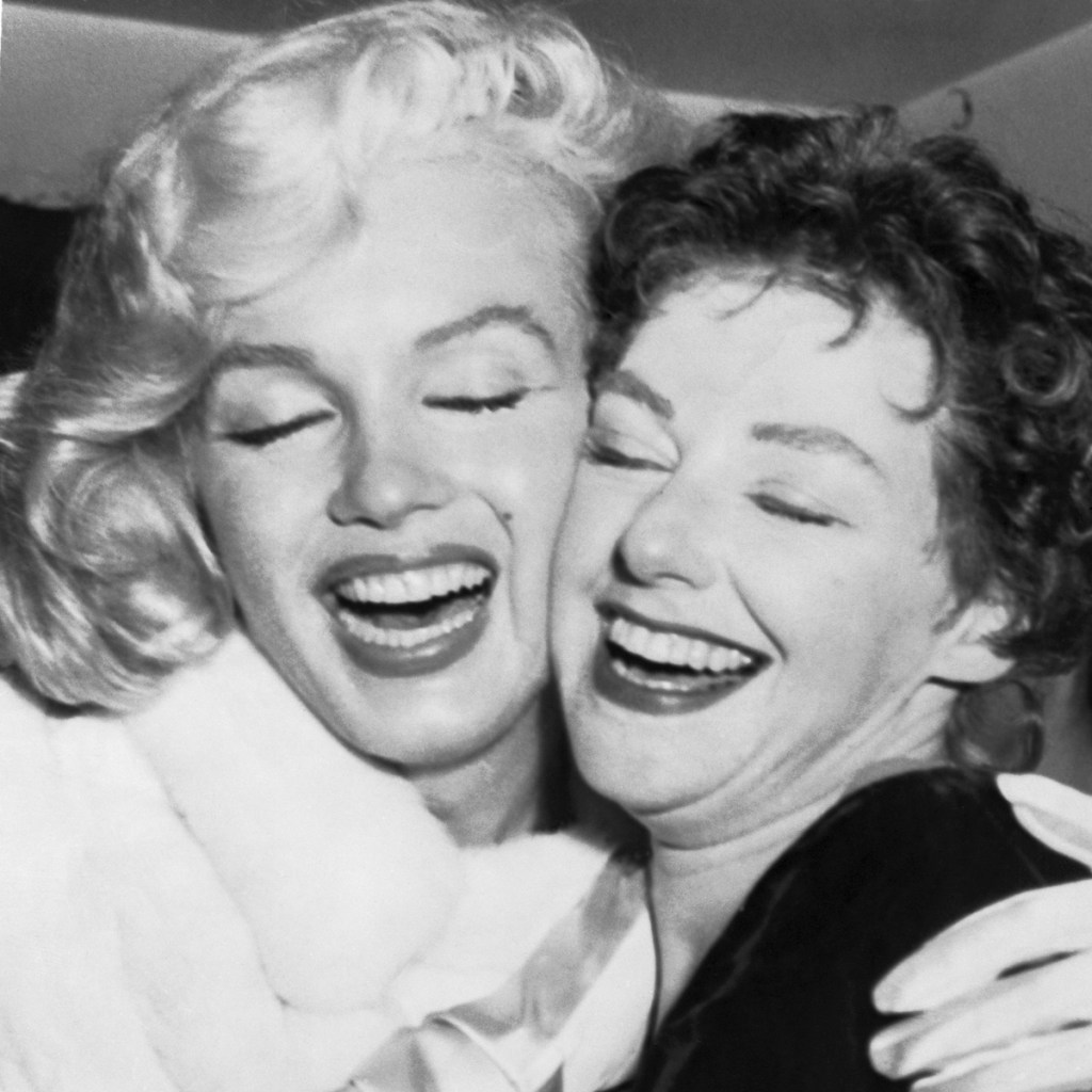 Marilyn Monroe Embracing Joan Copeland