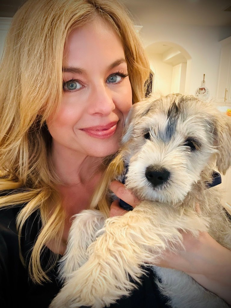 Jessica Collins rescues a puppy named Charlie